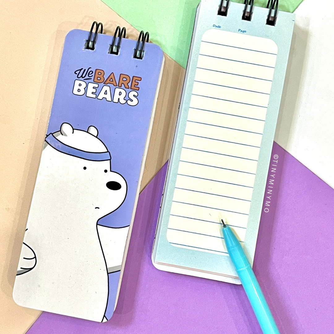 We Bare Bear Mini Notepad - Tinyminymo