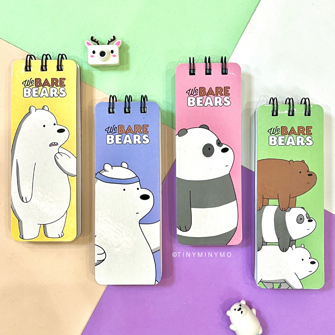 We Bare Bear Mini Notepad - Tinyminymo