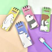 We Bare Bear Mini Notepad - Tinyminymo