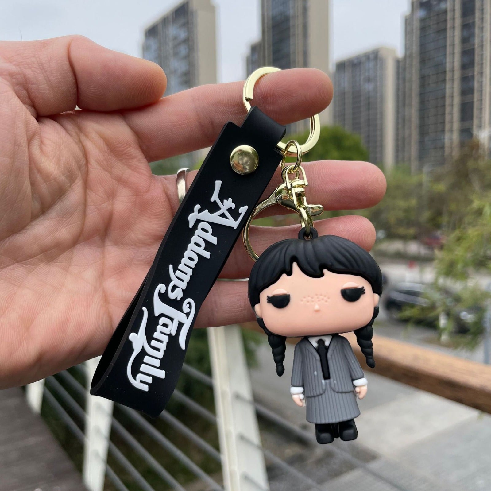 Wednesday Addams 3D Keychain - Tinyminymo