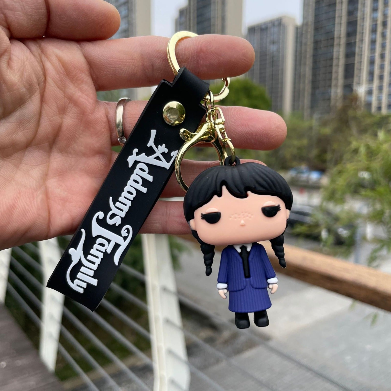 Wednesday Addams 3D Keychain - Tinyminymo