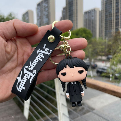 Wednesday Addams 3D Keychain - Tinyminymo