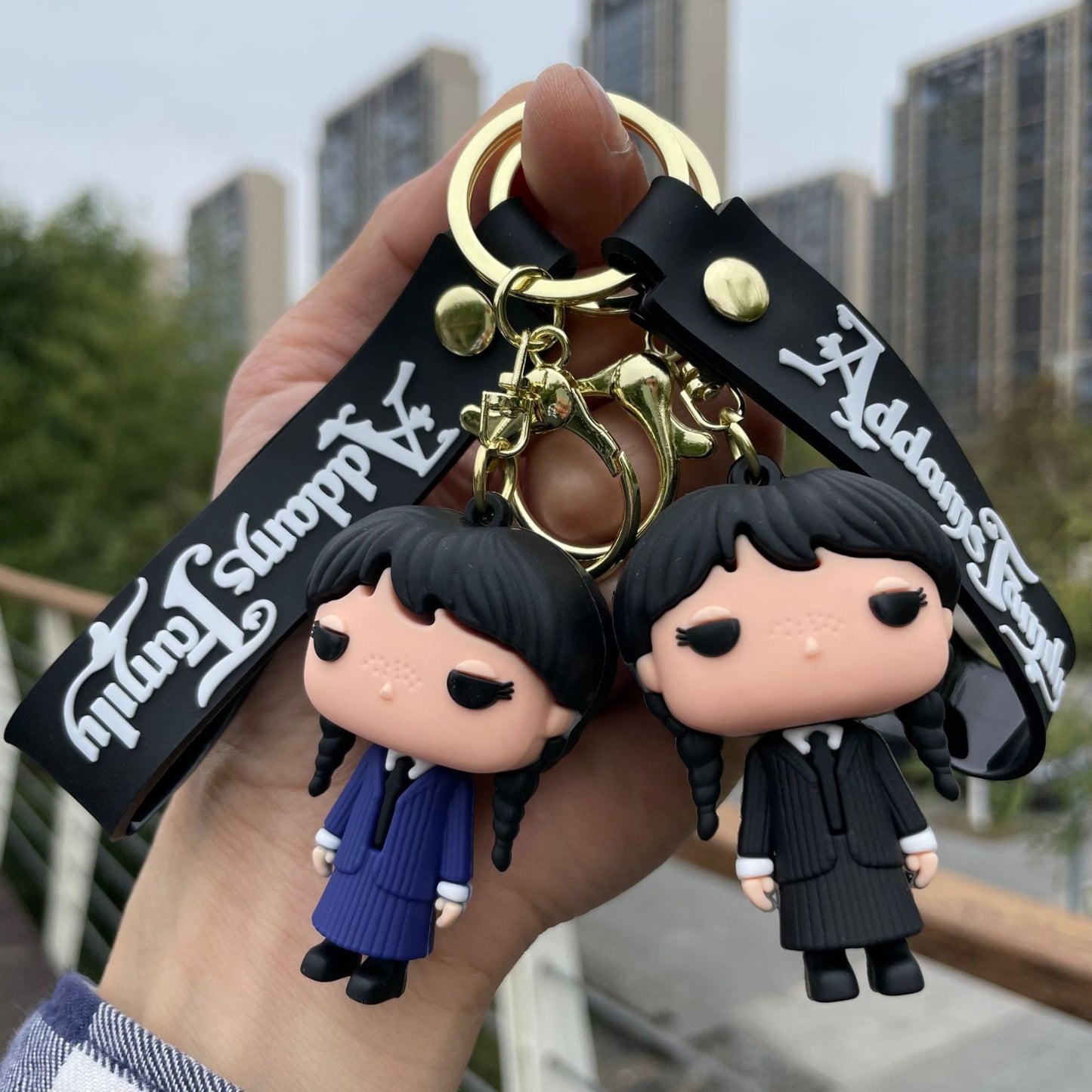 Wednesday Addams 3D Keychain - Tinyminymo