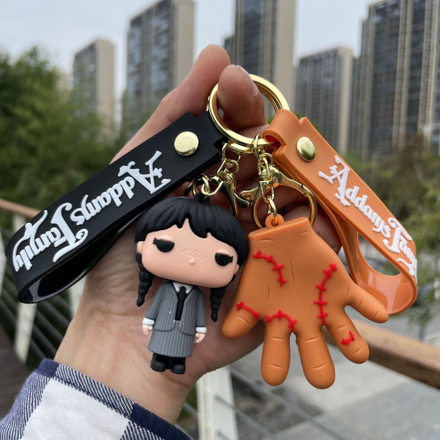 Wednesday Addams 3D Keychain - Tinyminymo