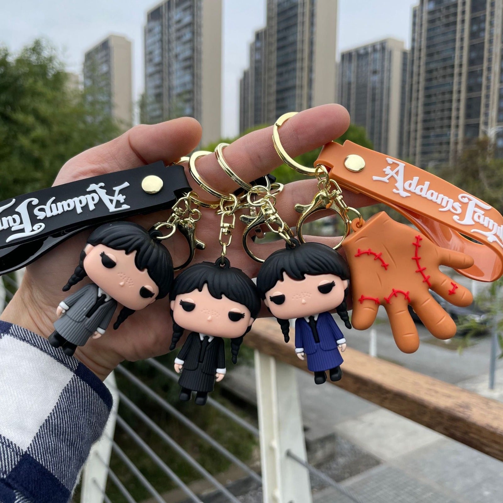 Wednesday Addams 3D Keychain - Tinyminymo