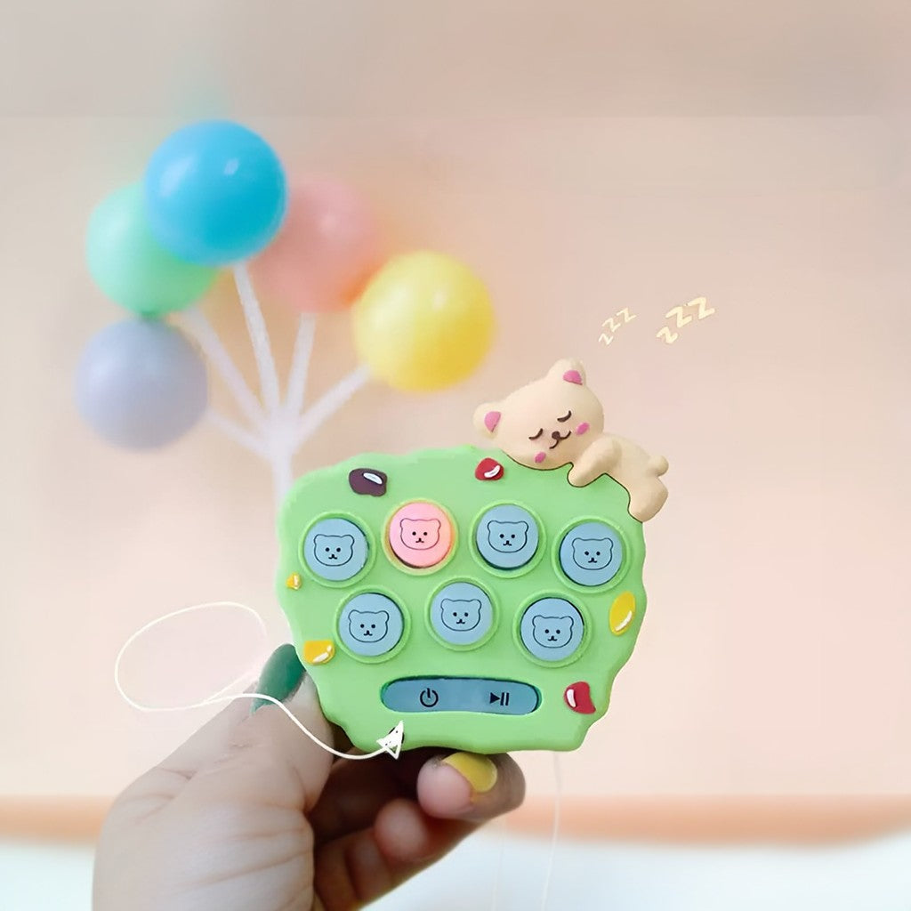 Whack-A-Bear with Hook Game Keychain - Tinyminymo