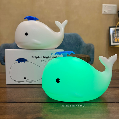 Whale Silicone Lamp - Tinyminymo