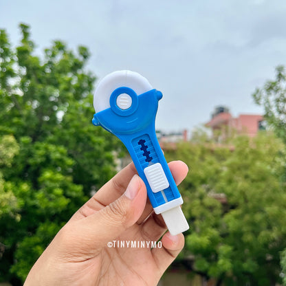 Blue Color of Wheel Eraser Cum Sharpener - Tinyminymo