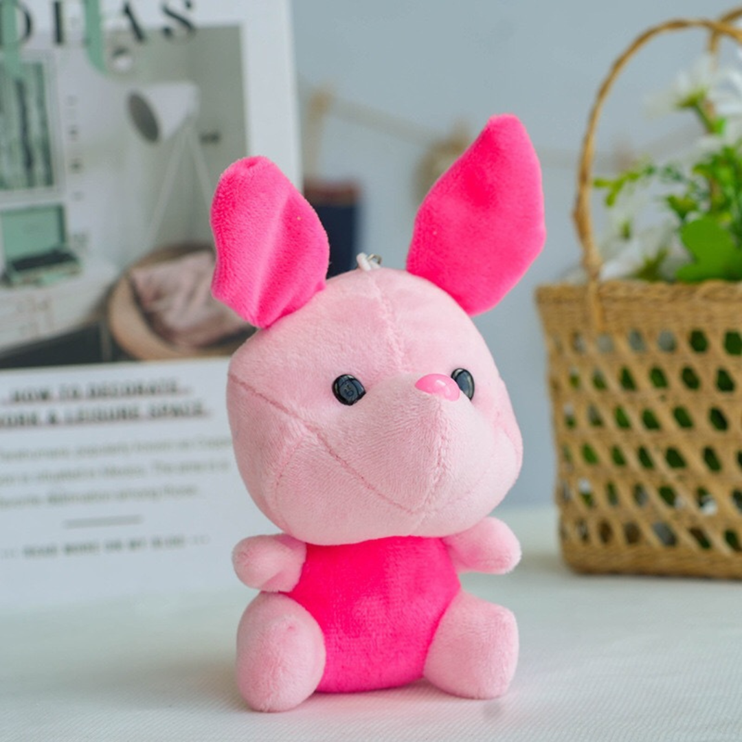 Piglet Plush Keychain - Tinyminymo