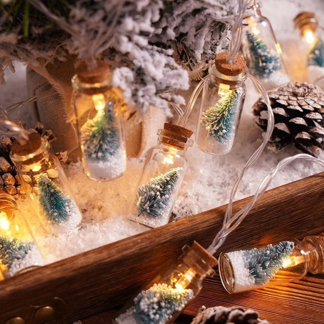 Wishing Bottle Christmas String Light -Tinyminymo