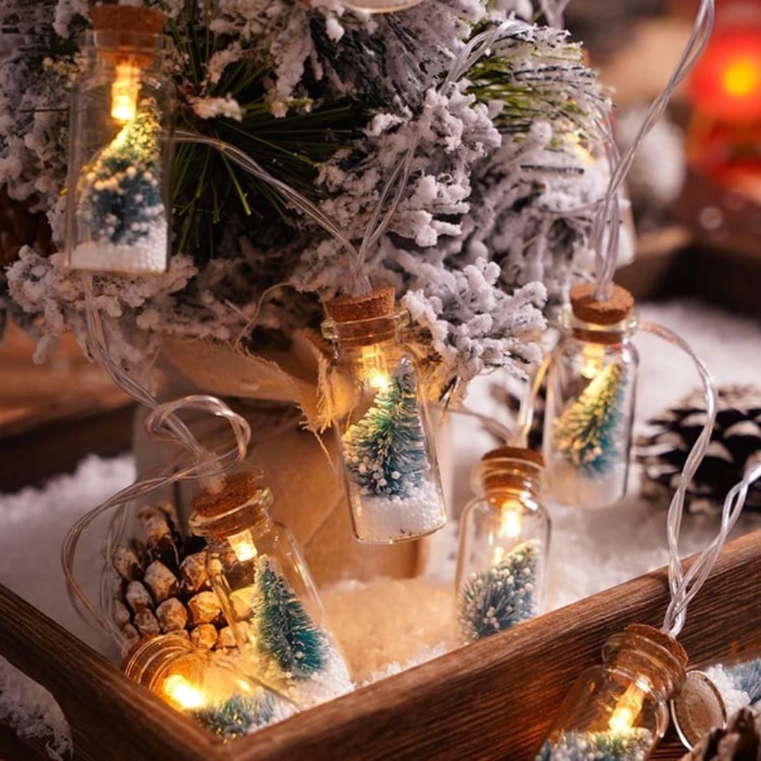 Wishing Bottle Christmas String Light -Tinyminymo
