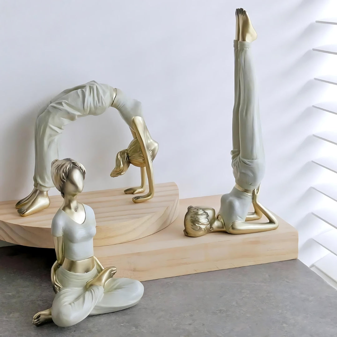 Yoga Lady Resin Figure - TInyminymo