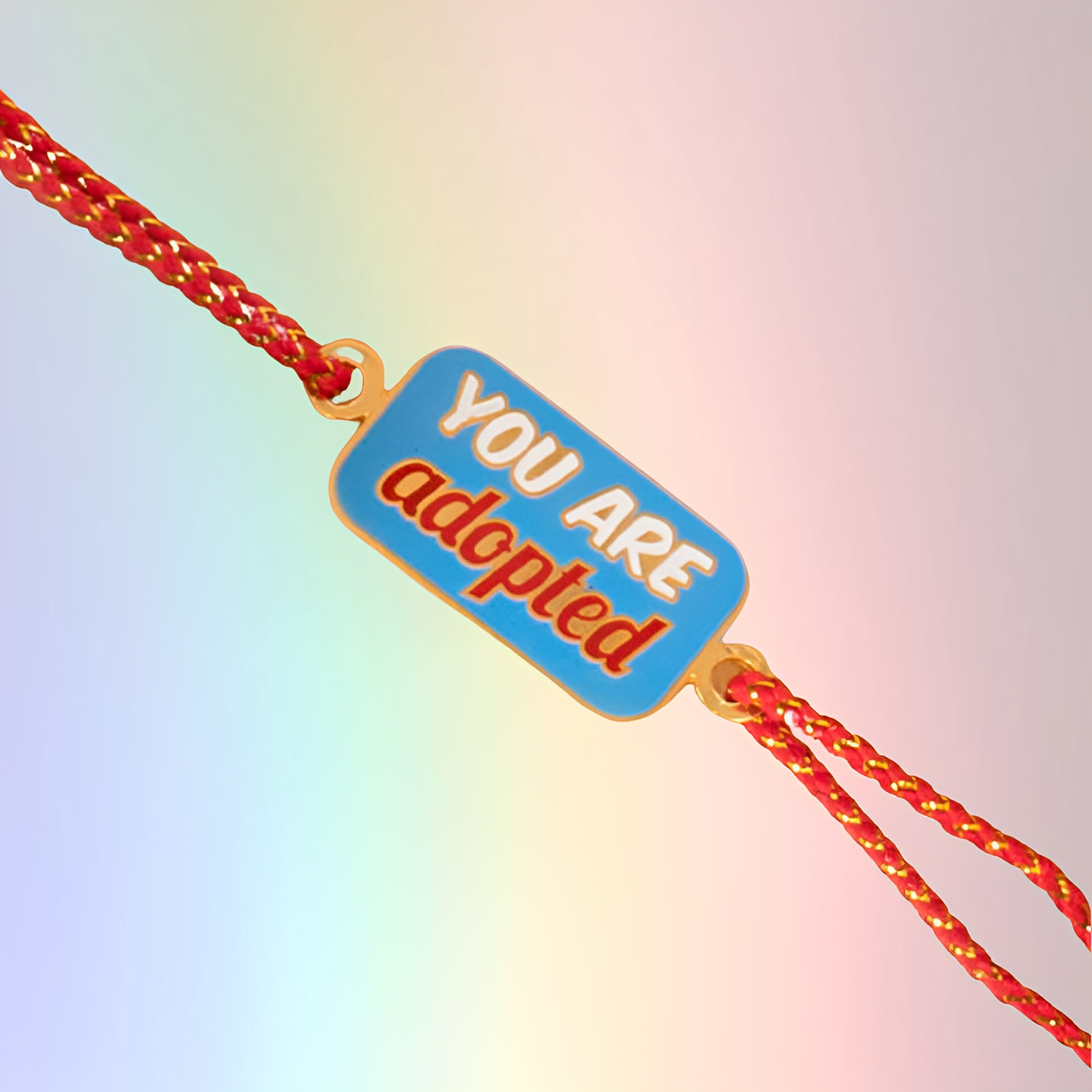 You Are Adopted Metal Rakhi - Tinyminymo 