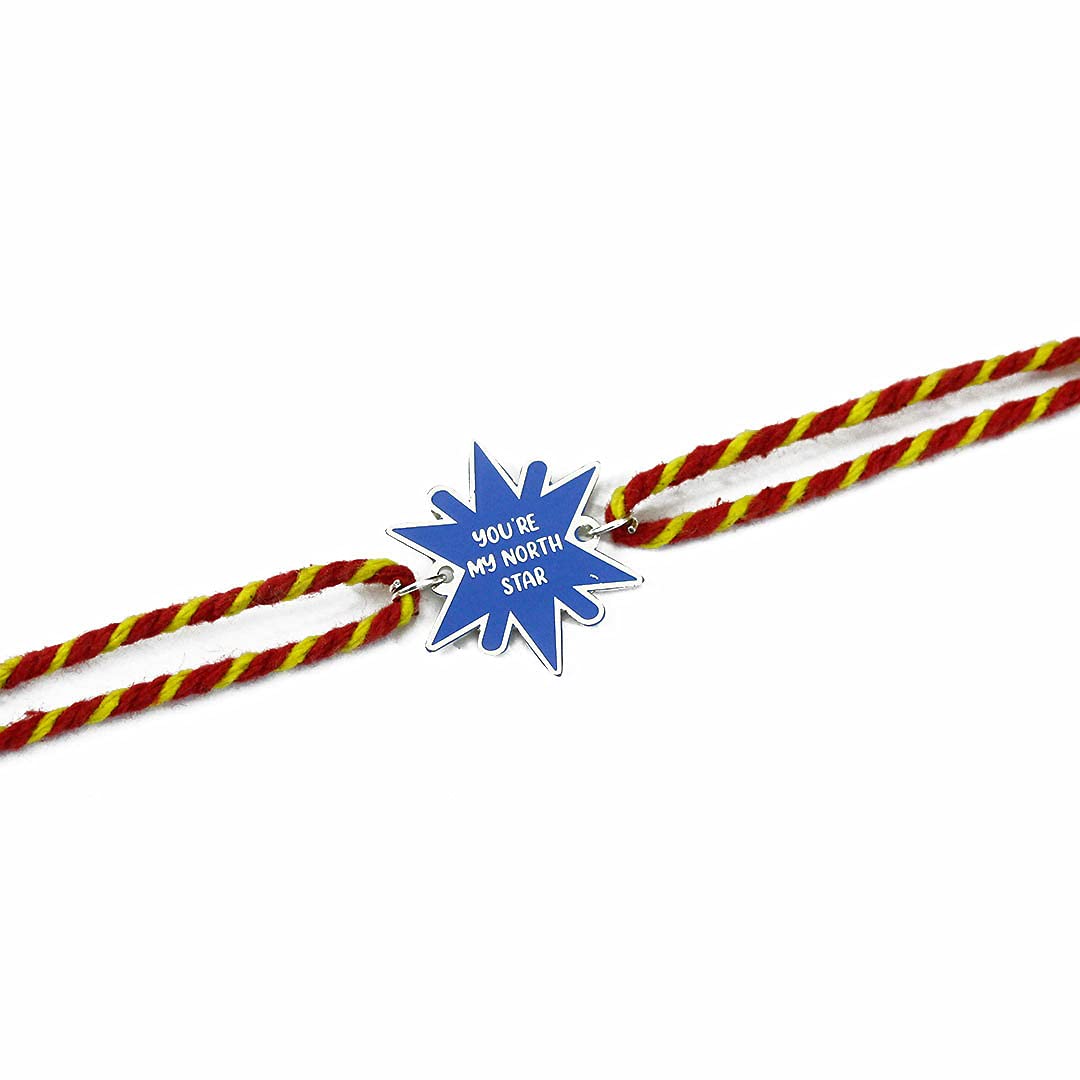 You're My North Star Metal Rakhi - Tinyminymo