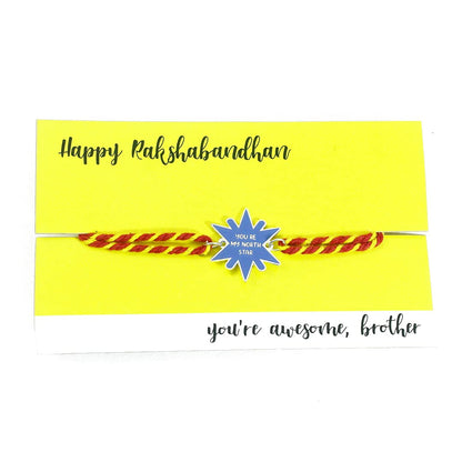 You're My North Star Metal Rakhi - Tinyminymo