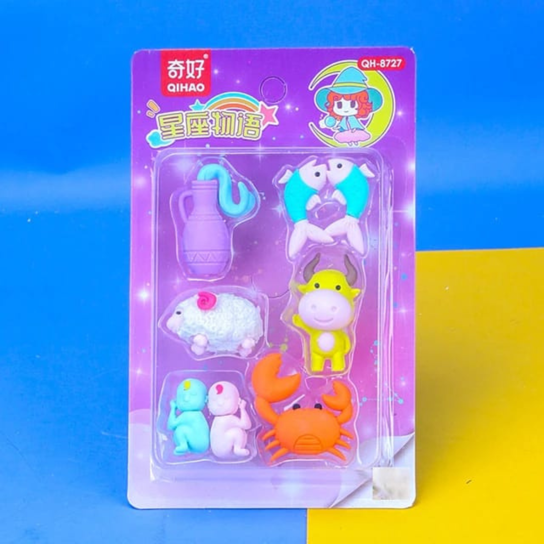 Zodiac Icon Eraser - Set of 4 - Tinyminymo