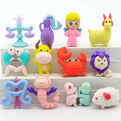 Zodiac Icon Eraser - Set of 4 - Tinyminymo