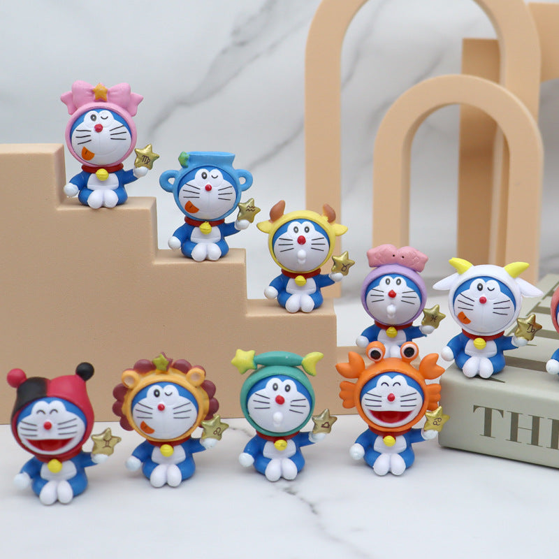 Zodiac Sign Doraemon Action Figure - Tinyminymo