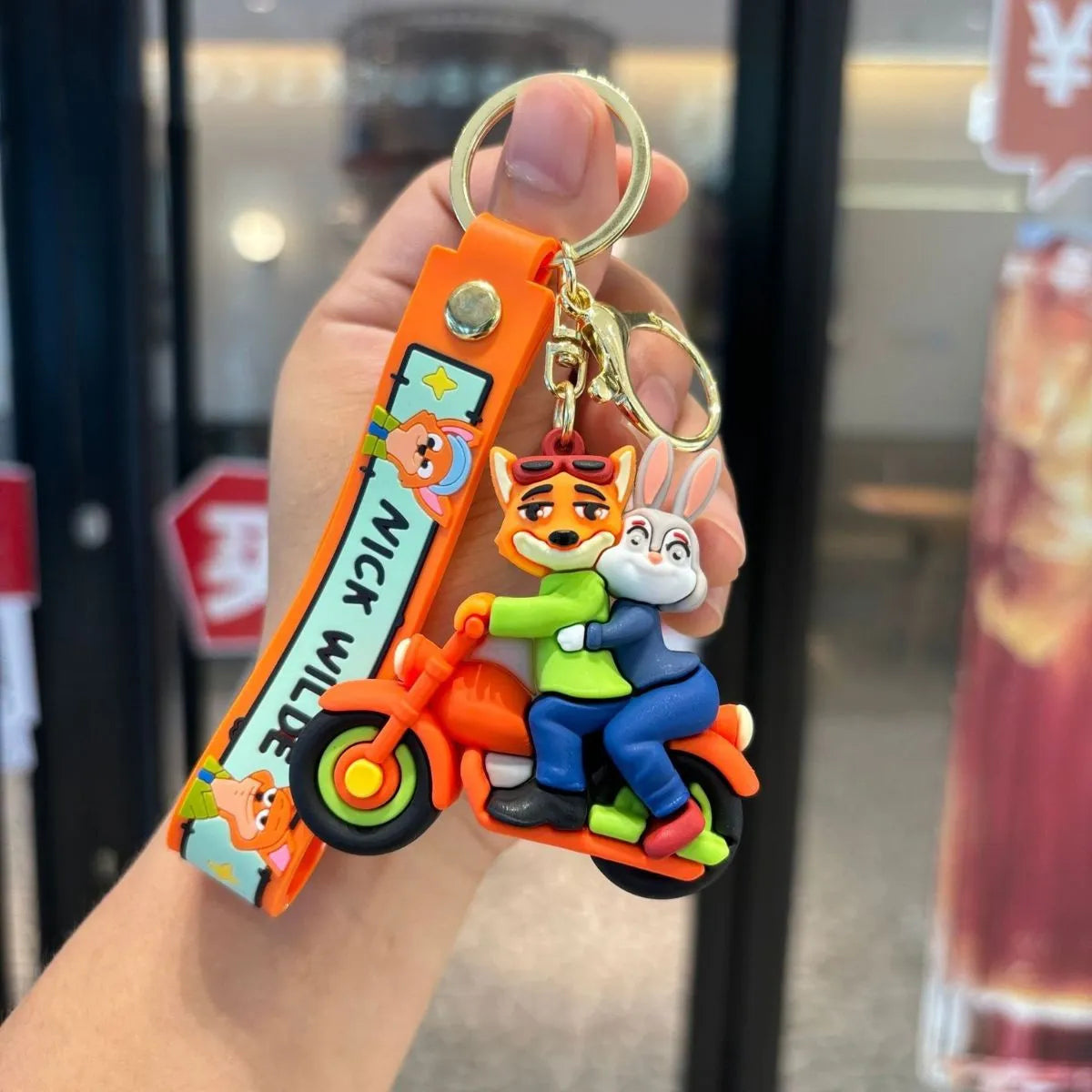 Silicone Keychain with Zootopia Characters - Tinyminymo