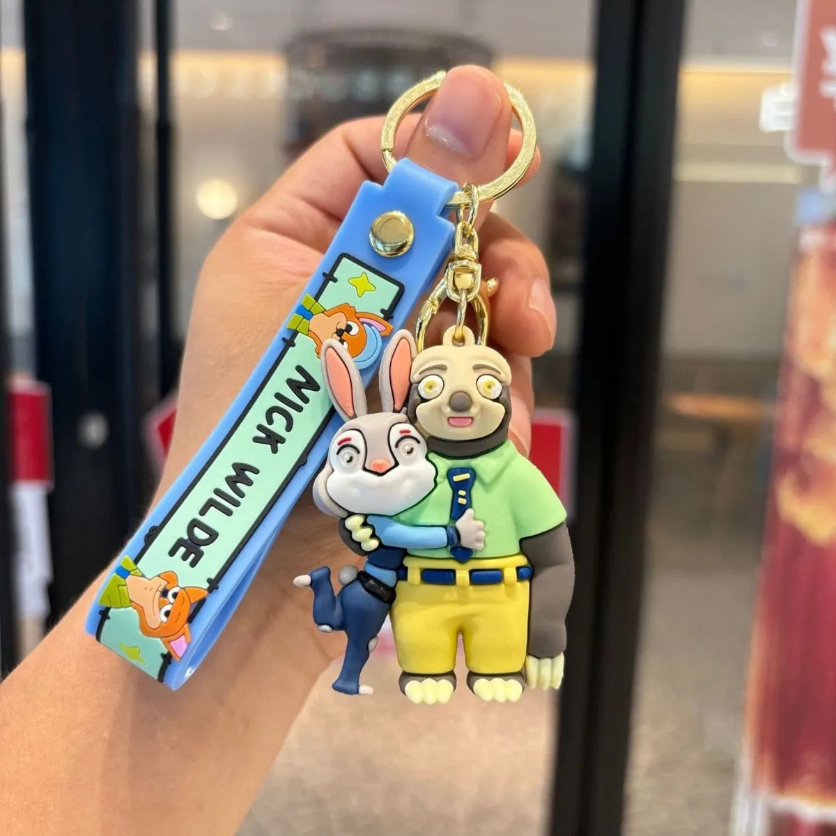Cute Zootopia Silicone Keychain - Tinyminymo