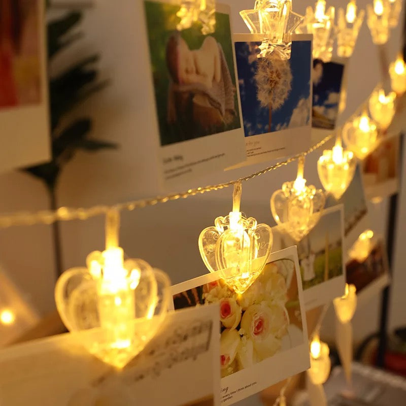 Heart Photo Clip Light - TinyMinyMo