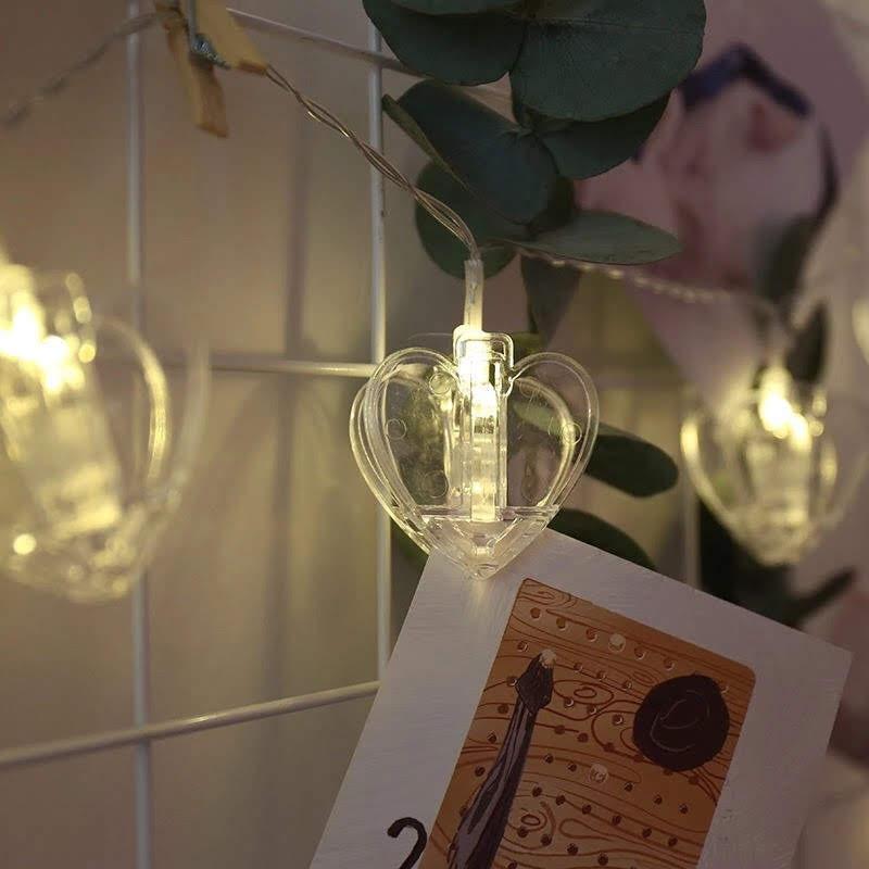 Heart Photo Clip Light - TinyMinyMo