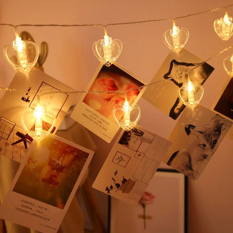 Heart Photo Clip Light - TinyMinyMo