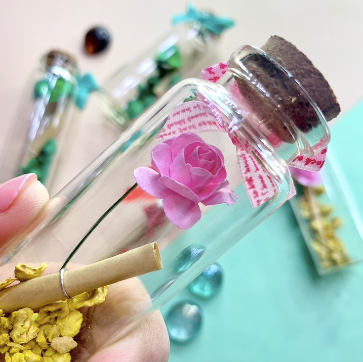 Message Bottle - Flower