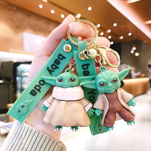 3D Baby Yoda Keychain - Tinyminymo