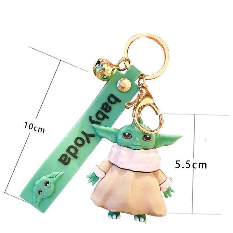 3D Baby Yoda Keychain - Tinyminymo