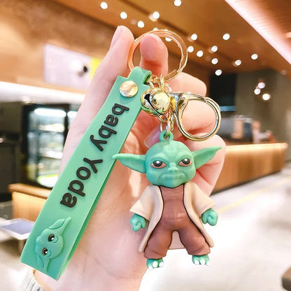 3D Baby Yoda Keychain - Tinyminymo