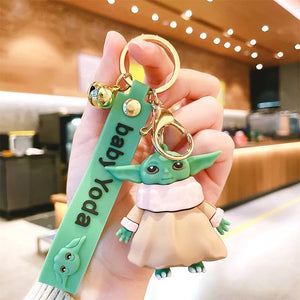 3D Baby Yoda Keychain - Tinyminymo