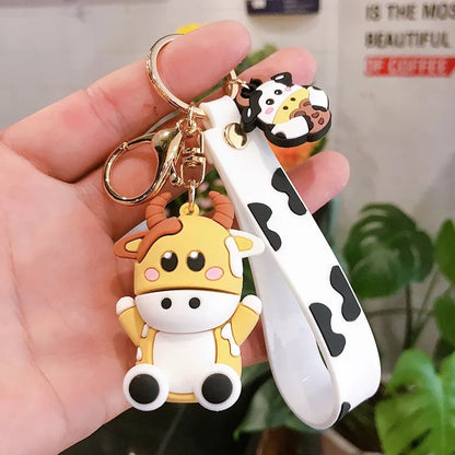 3D Cow Keychain - Tinyminymo
