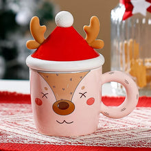 Load image into Gallery viewer, 3D Reindeer Christmas Mug - Tinyminymo
