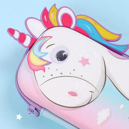 3D Unicorn Eva Pencil Case - Tinyminymo