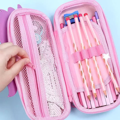 3D Unicorn Eva Pencil Case - Tinyminymo