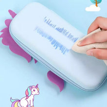 Load image into Gallery viewer, 3D Unicorn Eva Pencil Case - Tinyminymo
