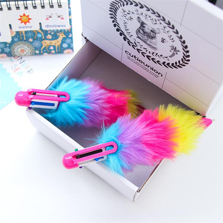 Rainbow Fur Pens - TinyMinyMo