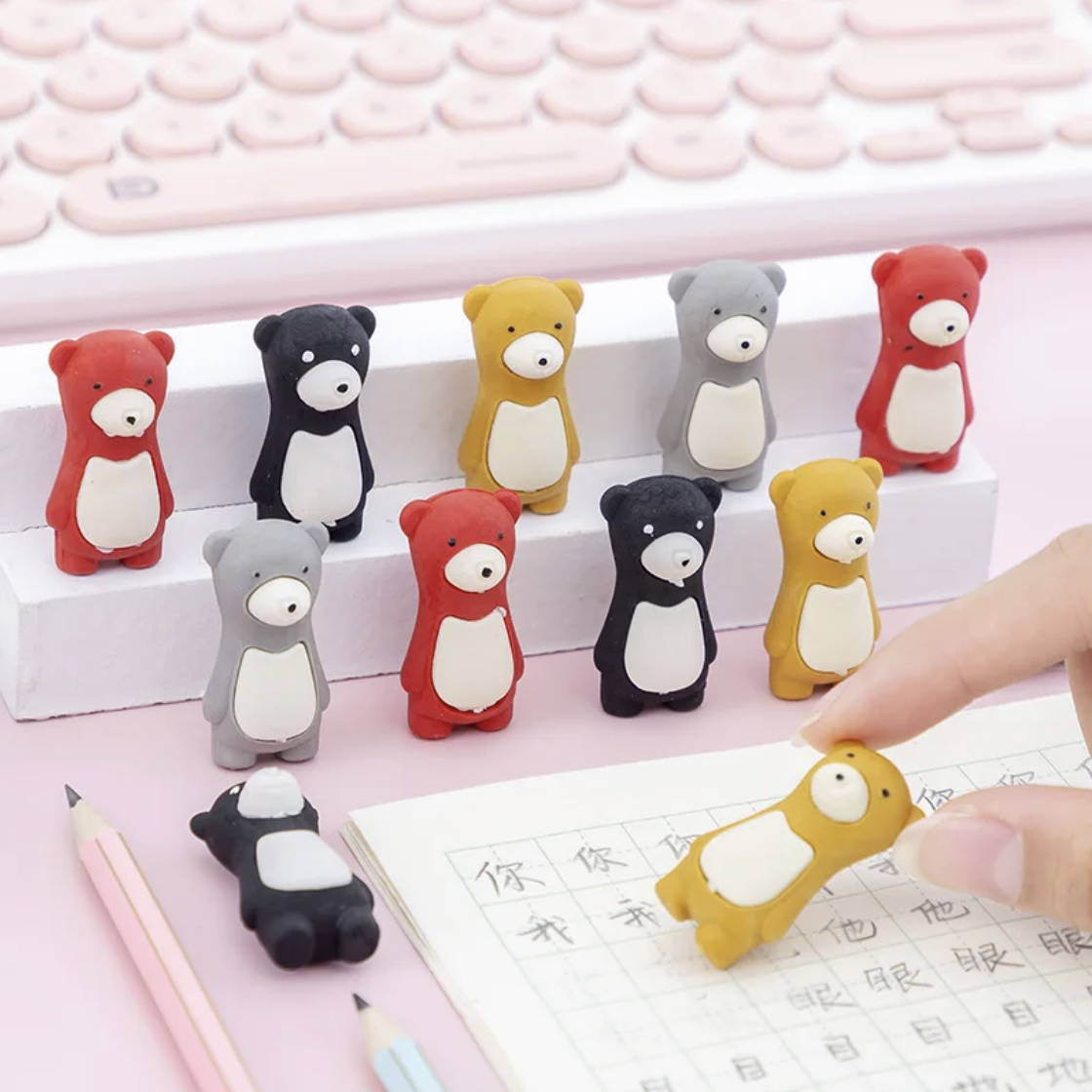 Adorable Bear Eraser - Tinyminymo