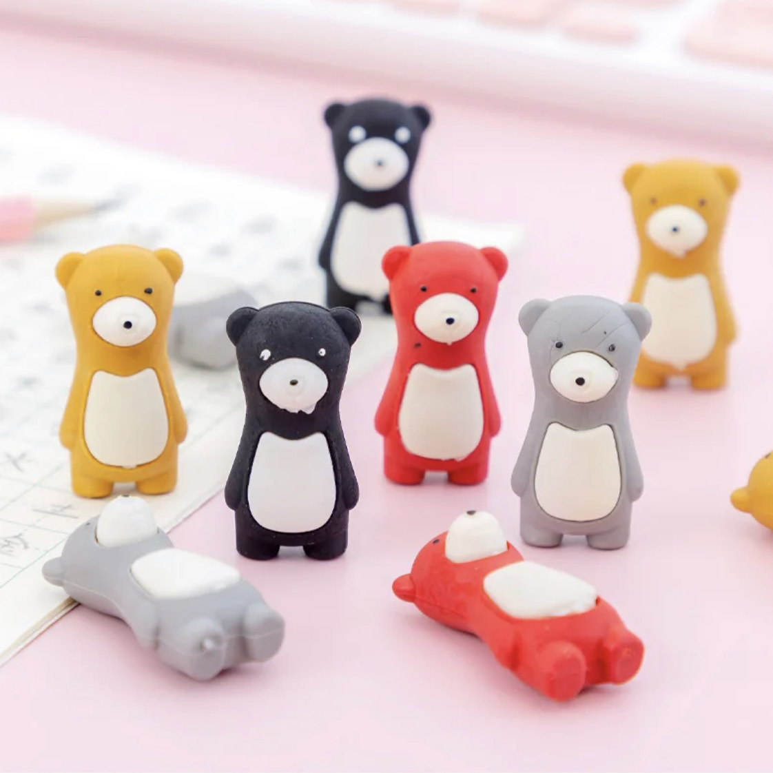 Adorable Bear Eraser - Tinyminymo