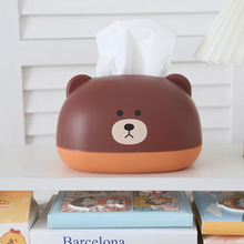 Load image into Gallery viewer, Adorable Bear Tissue/ Storage Box - Tinyminymo
