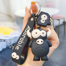 Load image into Gallery viewer, Adorable Elephant and Bull 3D Keychain - Tinyminymo
