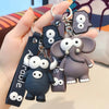 Adorable Elephant and Bull 3D Keychain