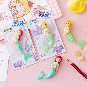Adorable Mermaid Eraser - Tinyminymo