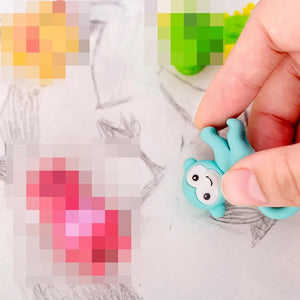 Adorable Monkey Eraser and Pencil Topper - Tinyminymo