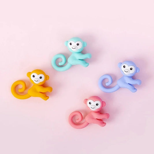 Adorable Monkey Eraser and Pencil Topper - Tinyminymo