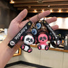 Adorable Panda with Headphones 3D Keychain
