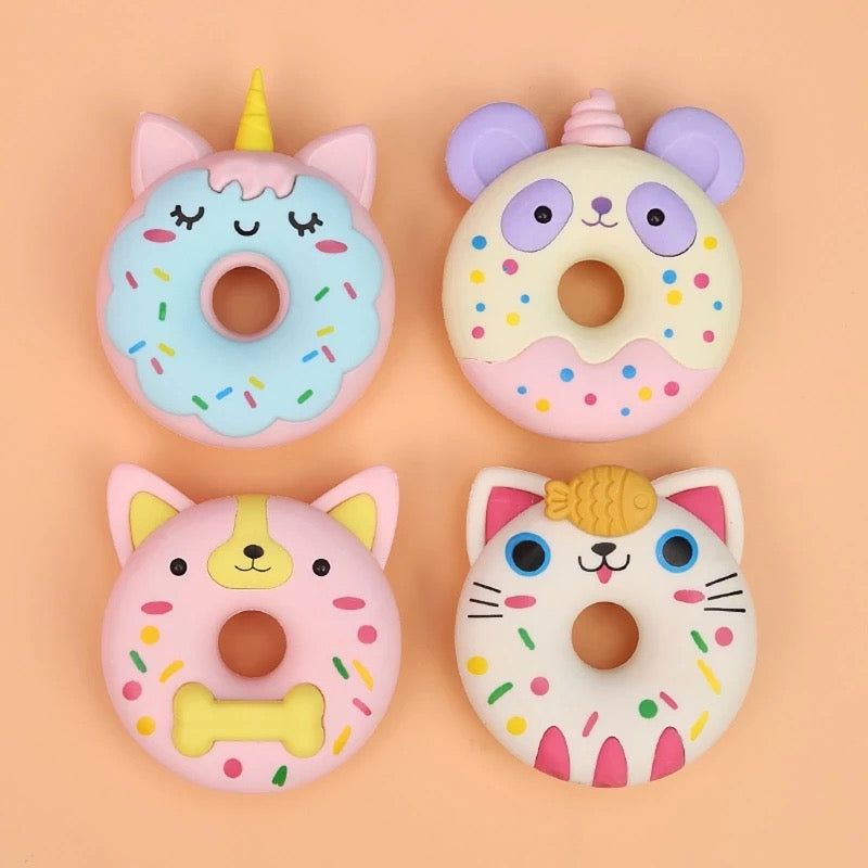 Animal Donut Eraser - Tinyminymo