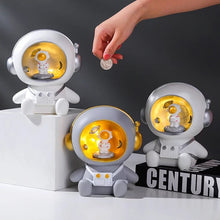 Load image into Gallery viewer, Astronaut Night Light cum Piggy Bank - Tinyminymo

