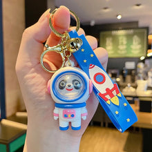 Load image into Gallery viewer, Astronaut Panda 3D Keychain - Tinyminymo
